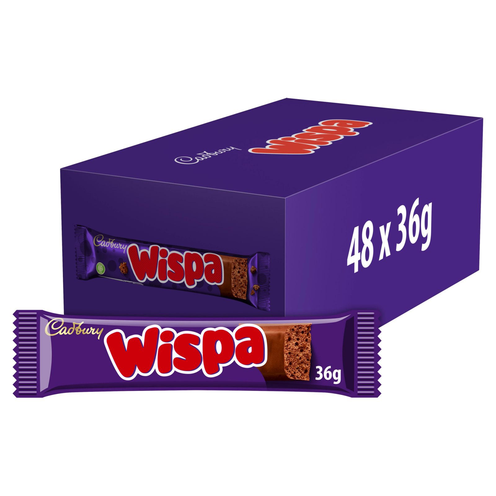 Cadbury Wispa 36g 19/02/26 | High Quality Chocolate & Sweets Online - Product Image Cadbury Wispa 36g 19/02/26 | High Quality Chocolate & Sweets Online - Product Image
